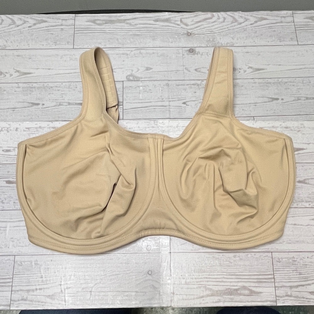 Wacoal Sport High Impact Underwire Bra 855170 Sand Beige US 40H